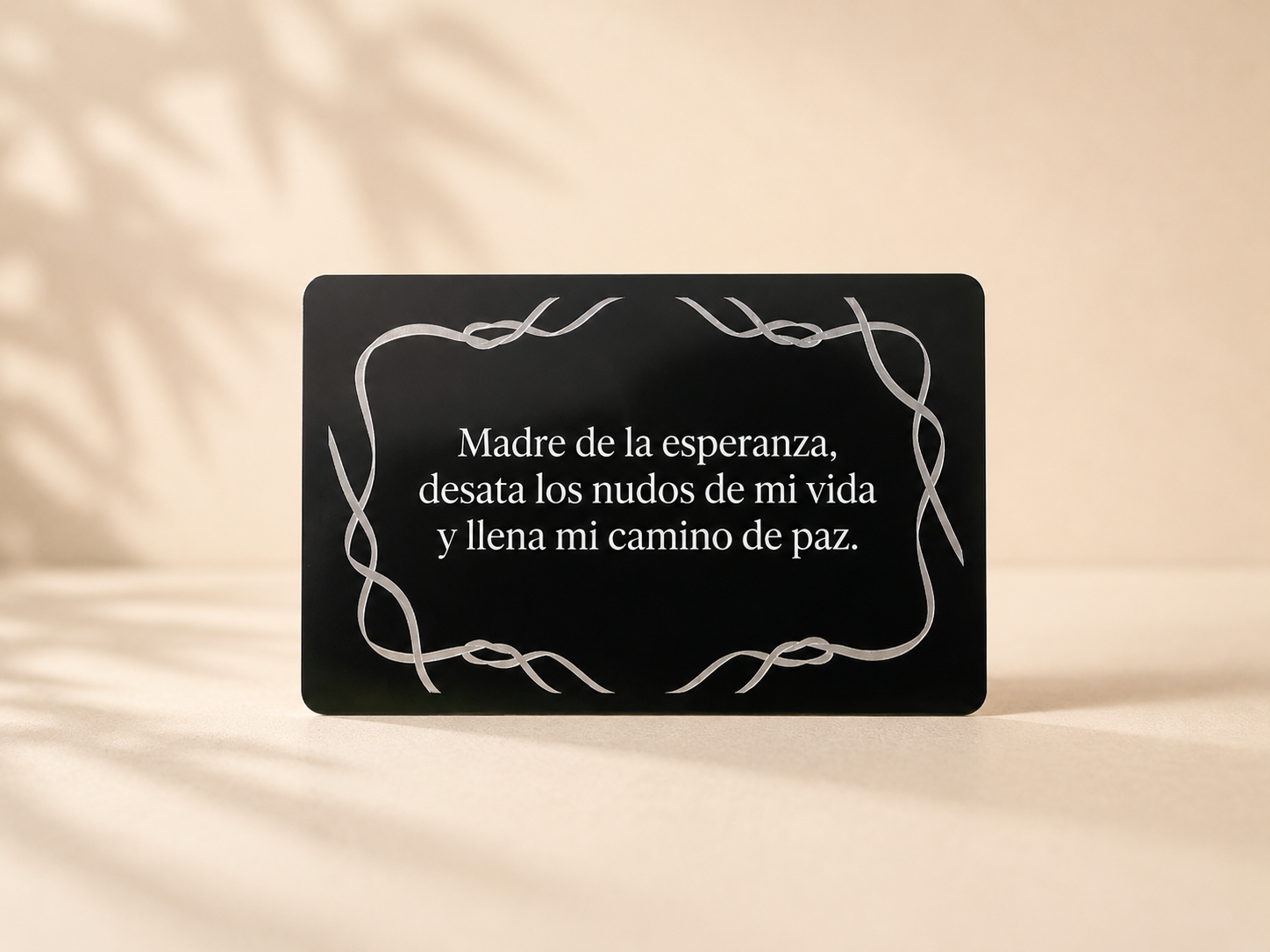 Tarjeta Virgen María Desata Nudos - Imagen 2