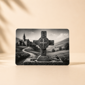 Tarjeta  Cruz y Medalla de San Benito