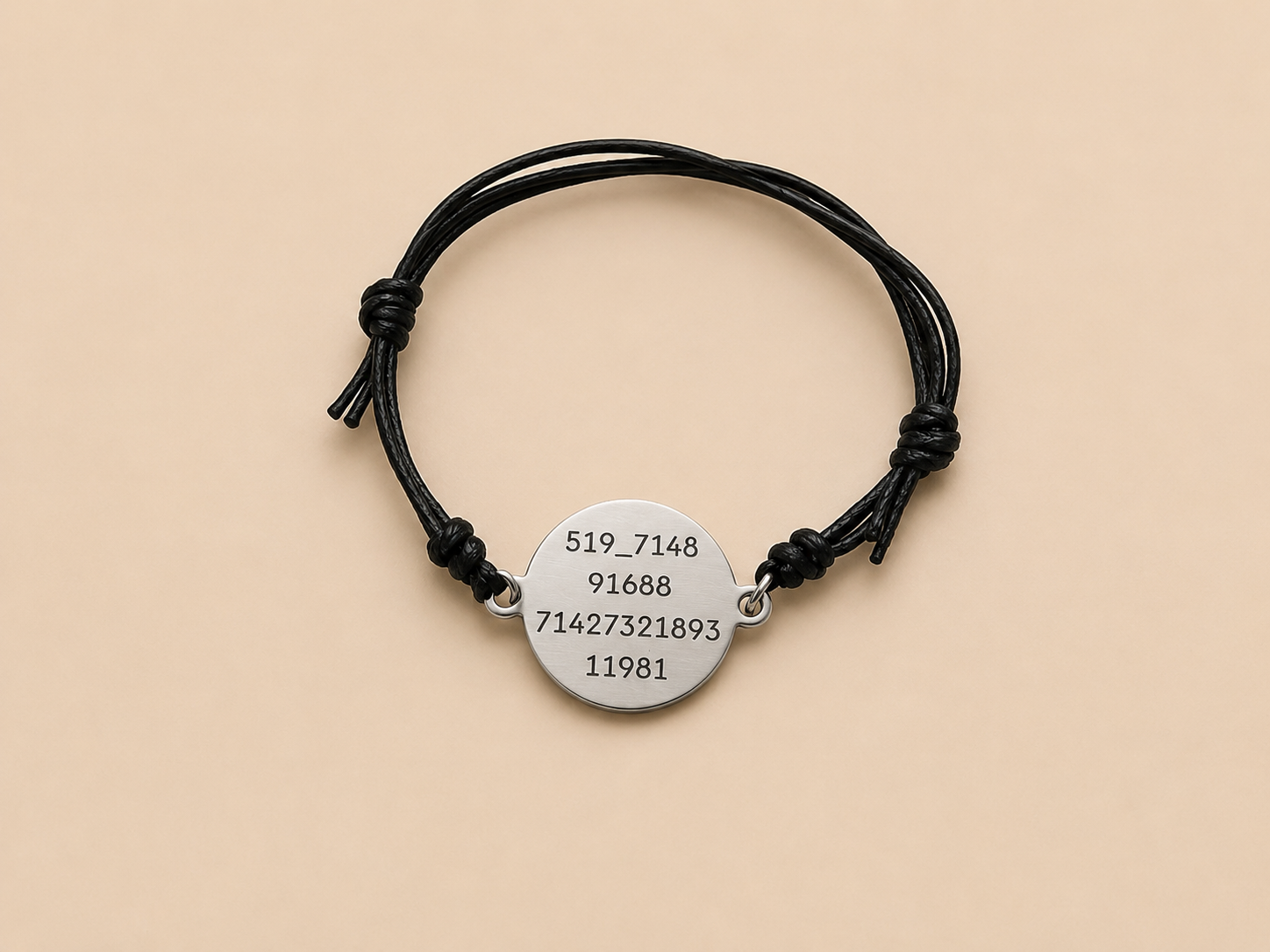 Reverso de la Pulsera Merkabah Equilibrio Vital sin empaque